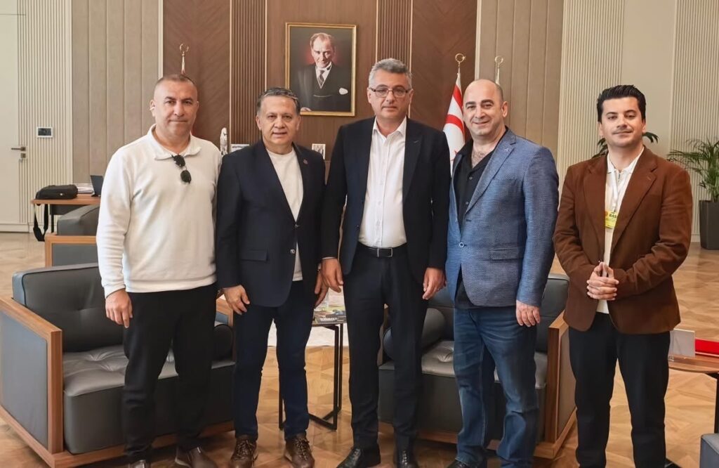 DİM’DEN KKTC CUMHURBAŞKANI ERHÜRMAN’A ZİYARET