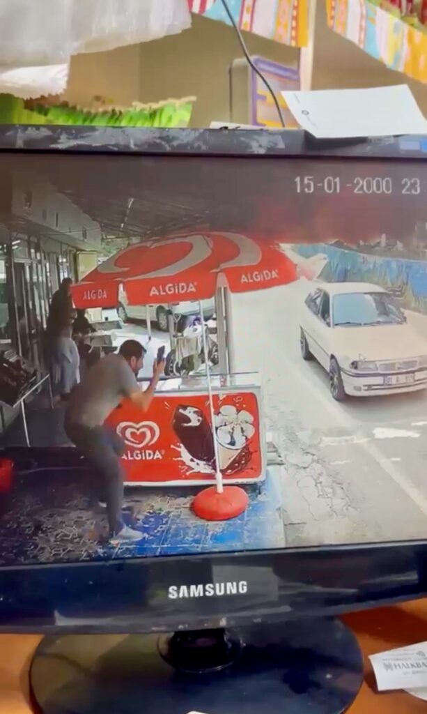 İşte güvenlik kameralarına yansıyan o dehşet anları…